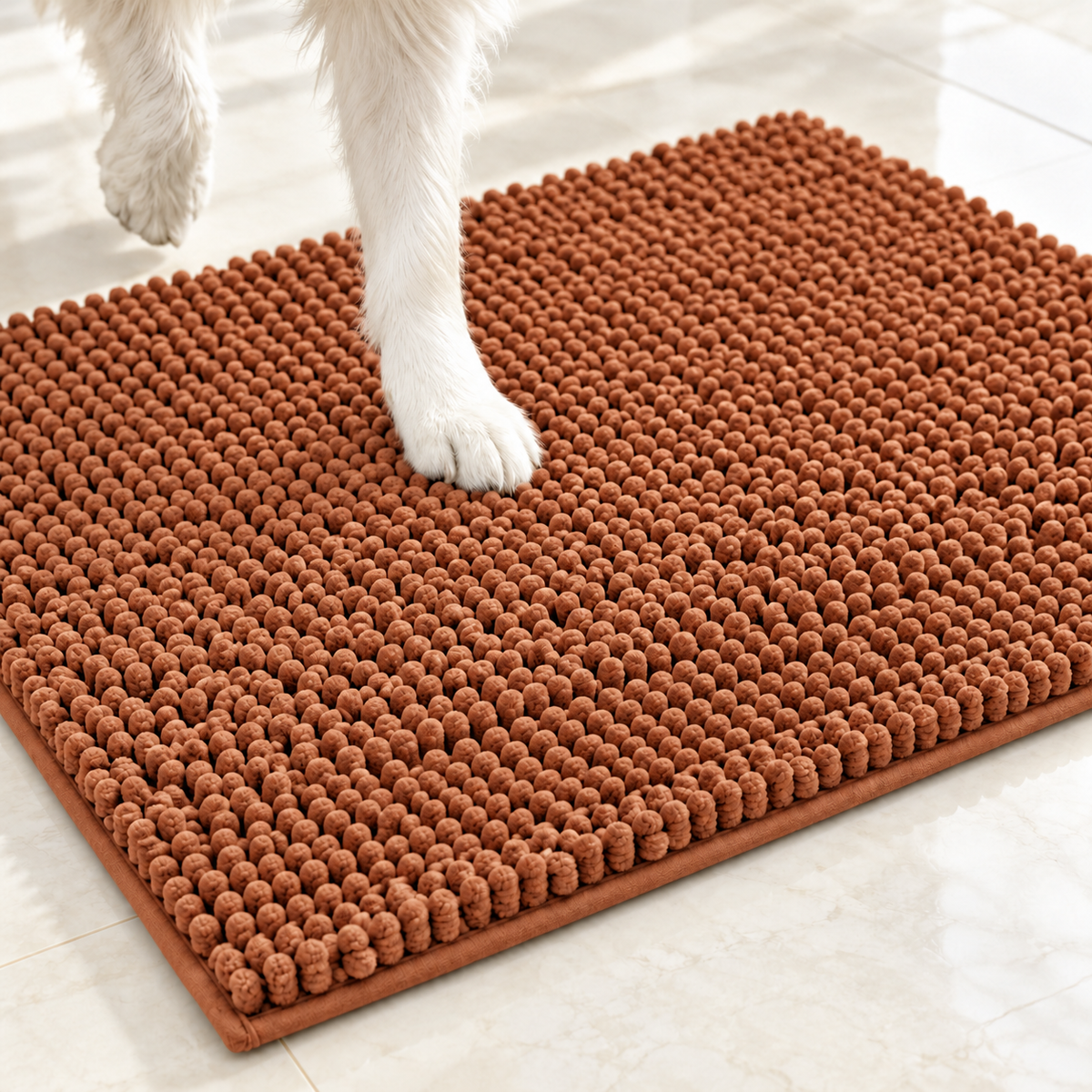 MuddyBuddy® - Anti-Mud Dog Door Mat in Chocolate