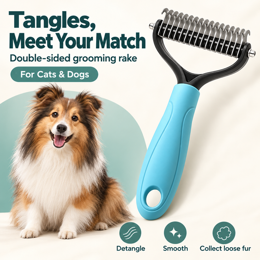 2-in-1 Deshedding & Dematting Comb